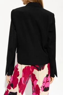 Dries Van Noten Blazers Double-breasted Blazer Black -Dries Van Noten Verkoopwinkel 687852b36aca82129b0f929cc6ee5fb4