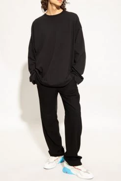 Dries Van Noten Longsleeves T-shirt With Long Sleeves Black -Dries Van Noten Verkoopwinkel 68cb60948112b76bc6eab7db0efb2501