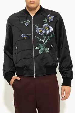 Dries Van Noten Bomber Jackets Bomber Jacket Black