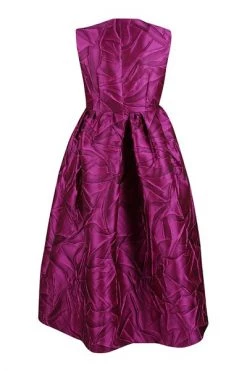 Dries Van Noten Casual Jurken Midi Dresses Purple