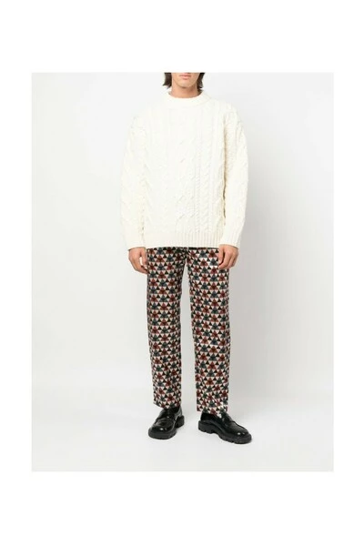 Dries Van Noten Truien & Vesten 222-021232-5707 KNITWEAR White 3 Dries Van Noten Truien & Vesten 222-021232-5707 KNITWEAR White