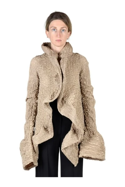 Dries Van Noten Zomerjassen JACKET Beige 5 Dries Van Noten Zomerjassen JACKET Beige - Afbeelding 3