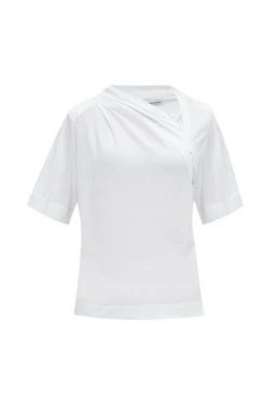 Dries Van Noten T-shirts Cotton T-shirt White -Dries Van Noten Verkoopwinkel 6df8d568b057611b31647e8ba2c21961