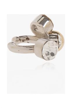 Dries Van Noten Oorbellen Crystal-embellished Ear Cuff Gray -Dries Van Noten Verkoopwinkel 6e8652b246261639e2c914c0e762f603