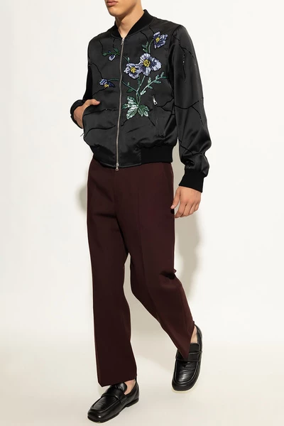 Dries Van Noten Bomber Jackets Bomber Jacket Black 4 Dries Van Noten Bomber Jackets Bomber Jacket Black - Afbeelding 2