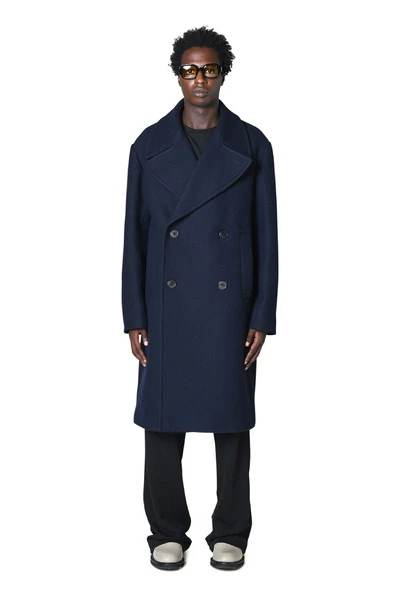 Dries Van Noten Jassen Double-Breasted Coats Blue 7 Dries Van Noten Jassen Double-Breasted Coats Blue - Afbeelding 5