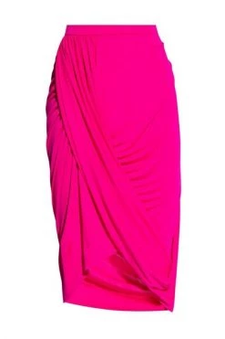 Dries Van Noten Midirokken Asymmetric Skirt Pink -Dries Van Noten Verkoopwinkel 74c4f7d1ea485c0dc129e46e38935812