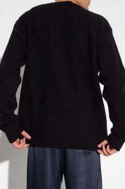 Dries Van Noten Truien & Vesten Round Neck Sweatshirt Black