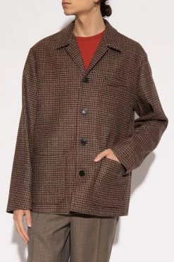 Dries Van Noten Jassen Wool Blazer Brown -Dries Van Noten Verkoopwinkel 81a1f2a76fb08a25e9ea88bc5a30f7d9