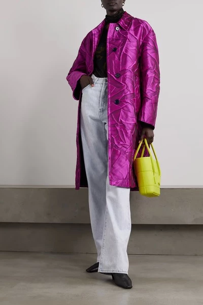 Dries Van Noten Trenchcoats & Mantels Single-Breasted Coats Purple 4 Dries Van Noten Trenchcoats & Mantels Single-Breasted Coats Purple - Afbeelding 2