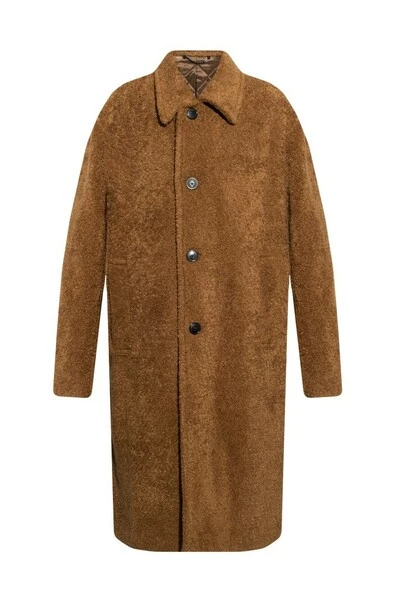 Dries Van Noten Jassen Fur Coat Brown 7 Dries Van Noten Jassen Fur Coat Brown - Afbeelding 5