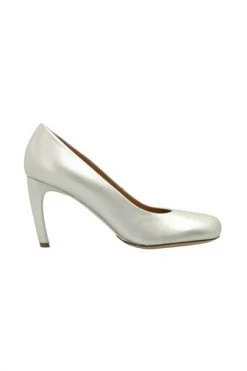 Dries Van Noten Leather Pumps Gray -Dries Van Noten Verkoopwinkel 8579a7704eb2e13301d70b3b3b6da562