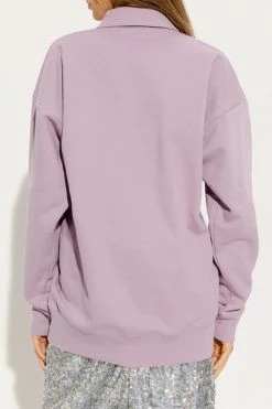 Dries Van Noten Hoodies & Sweatvesten Cotton Sweatshirt Purple