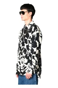 Dries Van Noten Overhemden Shirts Black