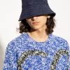 Dries Van Noten Hoeden Quilted Bucket Hat Blue -Dries Van Noten Verkoopwinkel 878a0e9ba9dd27f1b013c593c14af5c3