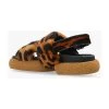 Dries Van Noten Sandalen Sandals With Animal Motif Brown
