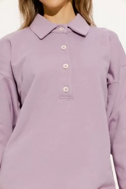 Dries Van Noten Hoodies & Sweatvesten Cotton Sweatshirt Purple -Dries Van Noten Verkoopwinkel 8df8b0528ab2e0780579f5b8a8f87e2c