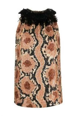 Dries Van Noten Sleeveless Tops Brown