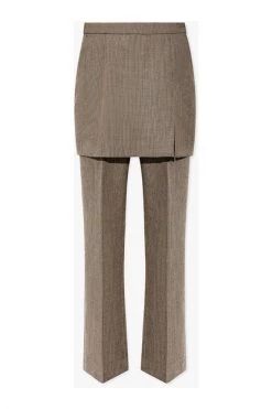 Dries Van Noten Vrijetijds Broeken Checked Trousers Gray -Dries Van Noten Verkoopwinkel 8f06c73117b34e35ec62b431af3bd008