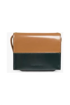 Dries Van Noten Portefeuilles Strapped Wallet Green