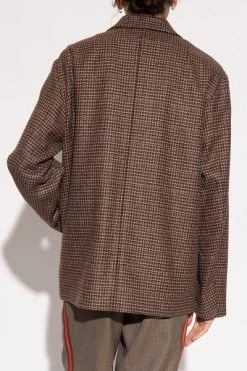 Dries Van Noten Jassen Wool Blazer Brown -Dries Van Noten Verkoopwinkel 9380239796ce841a58c04e19f36f98b5