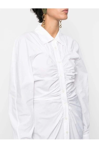 Dries Van Noten Casual Jurken Midi Dresses White 5 Dries Van Noten Casual Jurken Midi Dresses White - Afbeelding 3