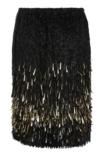 Dries Van Noten Midirokken Midi Skirts Black 4 Dries Van Noten Midirokken Midi Skirts Black - Afbeelding 2