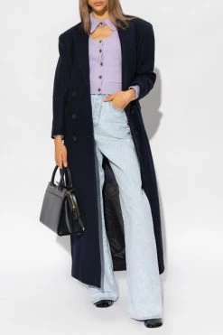 Dries Van Noten Trenchcoats & Mantels Fitted Wool Coat Blue 11 Dries Van Noten Trenchcoats & Mantels Fitted Wool Coat Blue -Dries Van Noten Verkoopwinkel 9f619c678a1e821e6657df1b6a5b93af