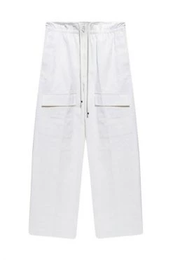 Dries Van Noten Broeken Cargo Trousers White