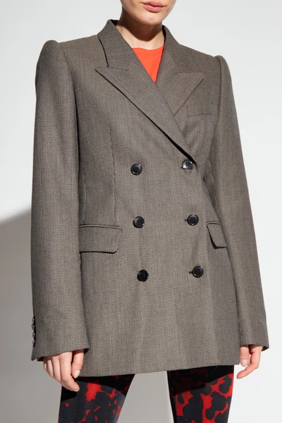 Dries Van Noten Blazers Double-breasted Blazer Gray 3 Dries Van Noten Blazers Double-breasted Blazer Gray