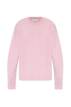 Dries Van Noten Truien & Vesten Round Neck Sweatshirt Pink