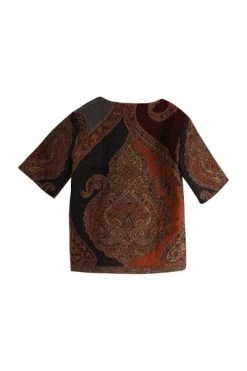 Dries Van Noten Korte Mouwen Overhemden Short Sleeve Shirts Brown