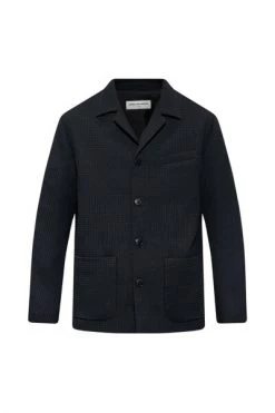 Dries Van Noten Jassen Textured Blazer Black -Dries Van Noten Verkoopwinkel a232a8d7218e62991c9c0f99197d2390