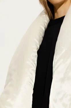 Dries Van Noten Gewatteerde Jassen Oversize Jacket Beige