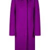 Dries Van Noten Trenchcoats & Mantels Single-Breasted Coats Purple -Dries Van Noten Verkoopwinkel a8b8915cca4fbb3d94ceffa8fa2b8263