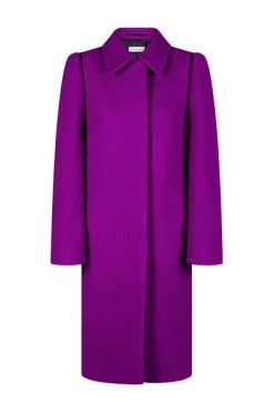 Dries Van Noten Trenchcoats & Mantels Single-Breasted Coats Purple