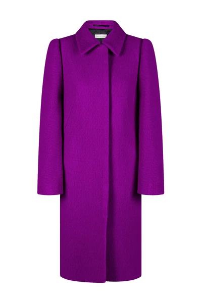 Dries Van Noten Trenchcoats & Mantels Single-Breasted Coats Purple 3 Dries Van Noten Trenchcoats & Mantels Single-Breasted Coats Purple