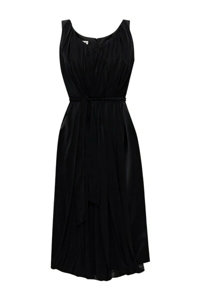 Dries Van Noten Casual Jurken Strap Dress Black 4 Dries Van Noten Casual Jurken Strap Dress Black - Afbeelding 2