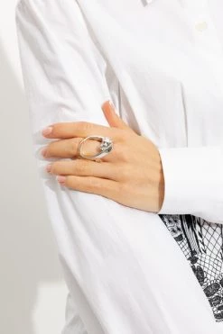 Dries Van Noten Ringen Brass Ring Gray -Dries Van Noten Verkoopwinkel ae6f2c864c9d8ca00c6ca610c411a6de