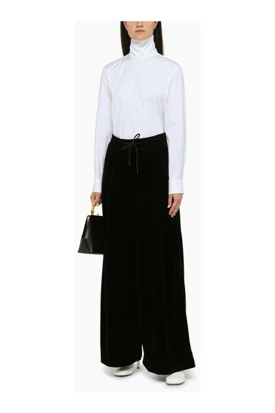 Dries Van Noten Wijde Broeken Wide Trousers Black 6 Dries Van Noten Wijde Broeken Wide Trousers Black - Afbeelding 4