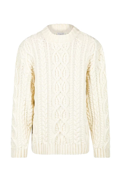 Dries Van Noten Truien & Vesten Round-neck Knitwear Beige 3 Dries Van Noten Truien & Vesten Round-neck Knitwear Beige
