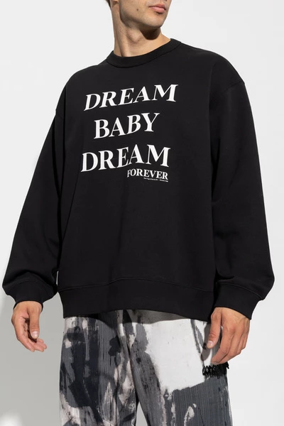 Dries Van Noten Hoodies & Sweatvesten Printed Sweatshirt Black 3 Dries Van Noten Hoodies & Sweatvesten Printed Sweatshirt Black