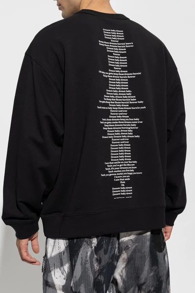 Dries Van Noten Hoodies & Sweatvesten Printed Sweatshirt Black 4 Dries Van Noten Hoodies & Sweatvesten Printed Sweatshirt Black - Afbeelding 2