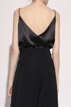 Dries Van Noten Tops Silk Top Black