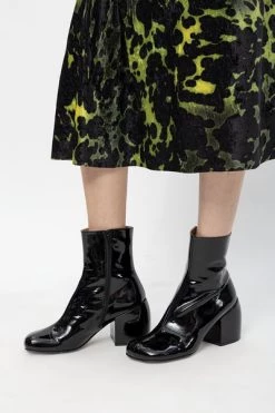 Dries Van Noten Enkellaarsjes Leather Heeled Ankle Boots Black -Dries Van Noten Verkoopwinkel b41e31a46ae902da3e82f170f028a15a