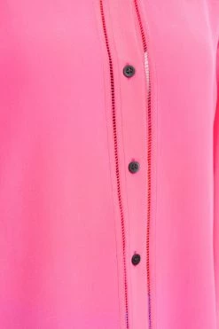 Dries Van Noten Longsleeve Shirts Silk Shirt Pink