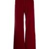 Dries Van Noten Wijde Broeken Wide Trousers Red