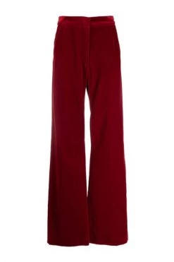 Dries Van Noten Wijde Broeken Wide Trousers Red