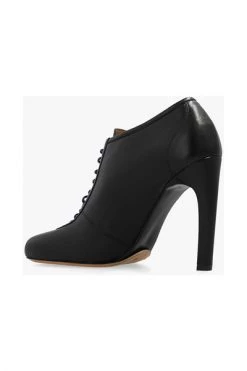 Dries Van Noten Enkellaarsjes Heeled Ankle Boots Black