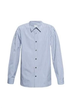 Dries Van Noten Casual Overhemden Loose-fitting Shirt Blue -Dries Van Noten Verkoopwinkel bd365b02404004df6c64f21bc857d94e